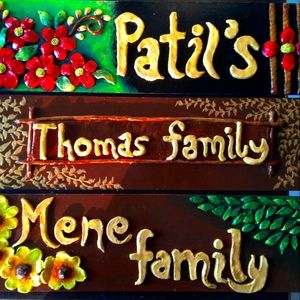 Handmade Nameplates
